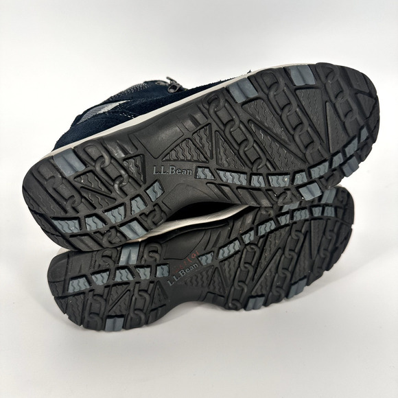 LL BEAN Women's Navy Blue Primaloft Ankle‎ Sneakers Boots Hiking Size 7 Medium - Picture 8 of 12